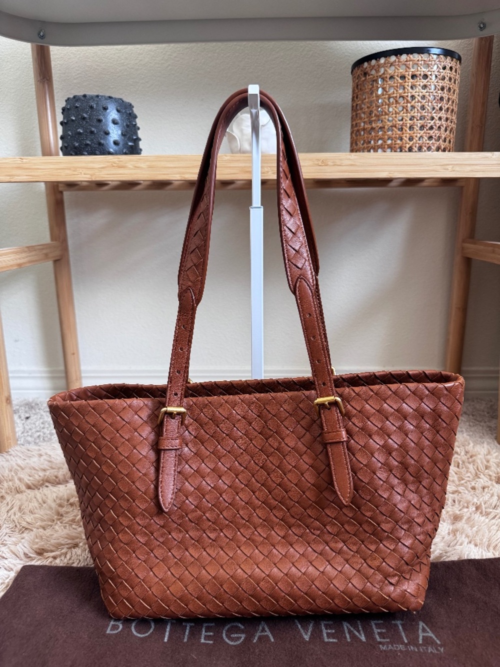 Bottega Veneta Intrecciato Small Leather Shoulder Bag